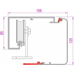 Автоматика для одностворчатой раздвижной двери FLUO-SLB BASIC серии FLUO CAME 818SL-0051 (КАМЕ) Автоматика для одностворчатой раздвижной двери FLUO-SLB BASIC серии FLUO CAME 818SL-0051 (КАМЕ)