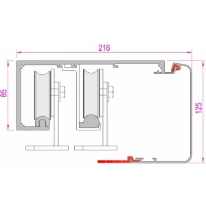 Автоматика для односторонних телескопических дверей, ширина прохода до 1256 мм FLUO-SLT TELESCOPIC, короб 2000 мм CAME 818ST-0011 (КАМЕ) Автоматика для односторонних телескопических дверей, ширина прохода до 1256 мм FLUO-SLT TELESCOPIC, короб 2000 мм CAME 818ST-0011 (КАМЕ)