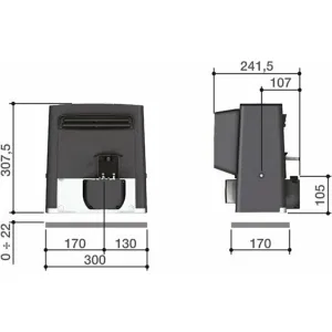 Комплект автоматики для откатных ворот CAME BX708AGS combo KIT BX708 KIT (КАМЕ) Комплект автоматики для откатных ворот CAME BX708AGS combo KIT BX708 KIT (КАМЕ)