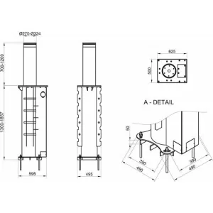 Блокиратор автоматический выдвижной серии HBD, диаметр 275, высота 900 мм, 5 боллардов CAME HBD-275H90-5 (КАМЕ) Блокиратор автоматический выдвижной серии HBD, диаметр 275, высота 900 мм, 5 боллардов CAME HBD-275H90-5 (КАМЕ)