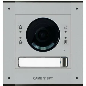 Вызывная IP-видеопанель MTM с 1 кнопкой. 1 модуль, цвет серый CAME MTM-R01 (КАМЕ) Вызывная IP-видеопанель MTM с 1 кнопкой. 1 модуль, цвет серый CAME MTM-R01 (КАМЕ)