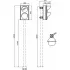 Светофор двухсекционный стандартный со столбом CAME TRFL-200 (КАМЕ) Светофор двухсекционный стандартный со столбом CAME TRFL-200 (КАМЕ)